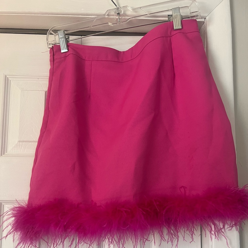 Pink skirt